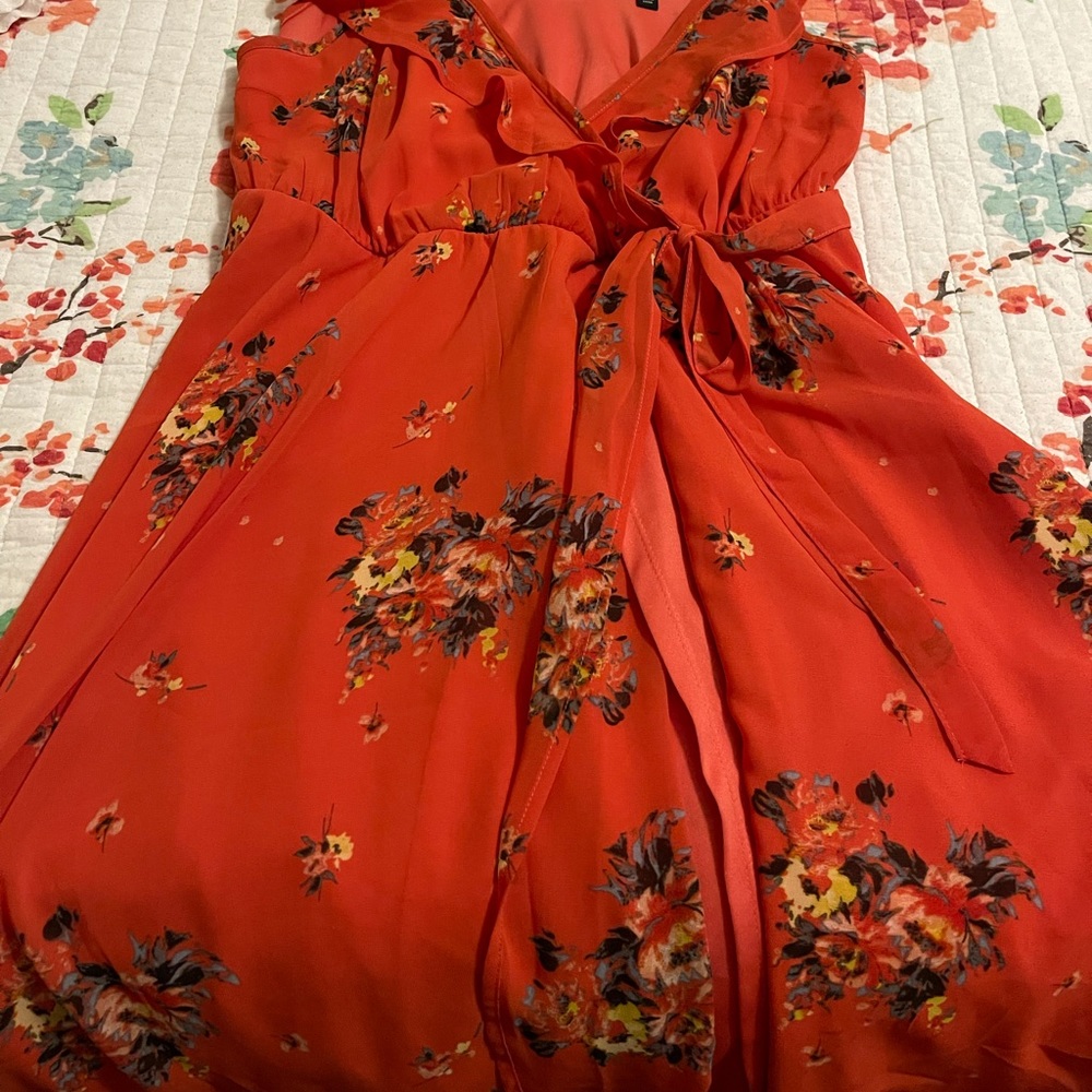Torrid Cold Shoulder Chiffon Dress